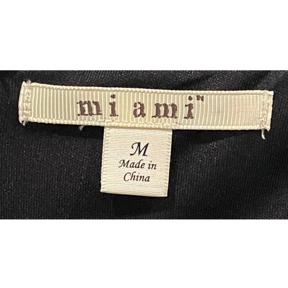 MI AMI Black Floral Mini Off Shoulder Dress - Picture 6 of 7